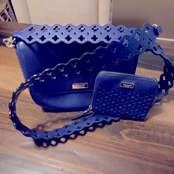 kate spade Bags Kate Spade Guitar Strap Purple Purse Matching